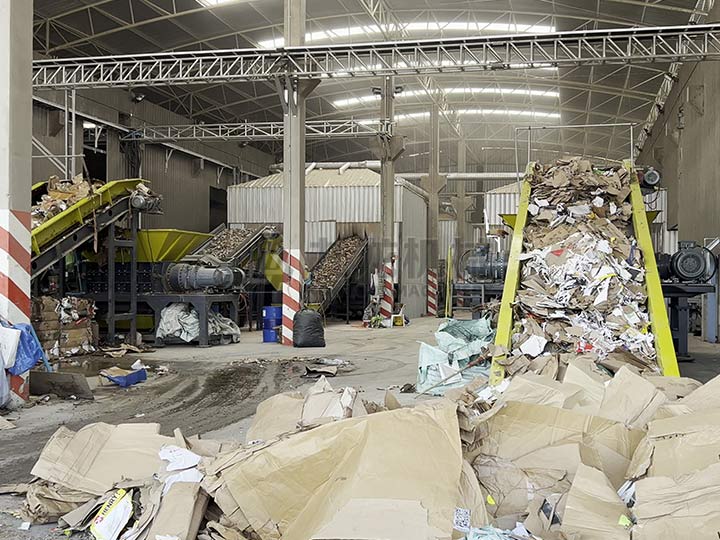 干法废纸处理系统